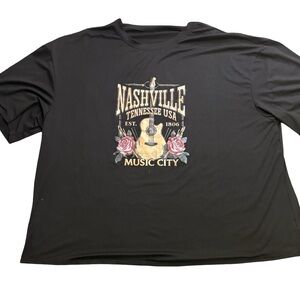 Black Nashville Graphic T-Shirt